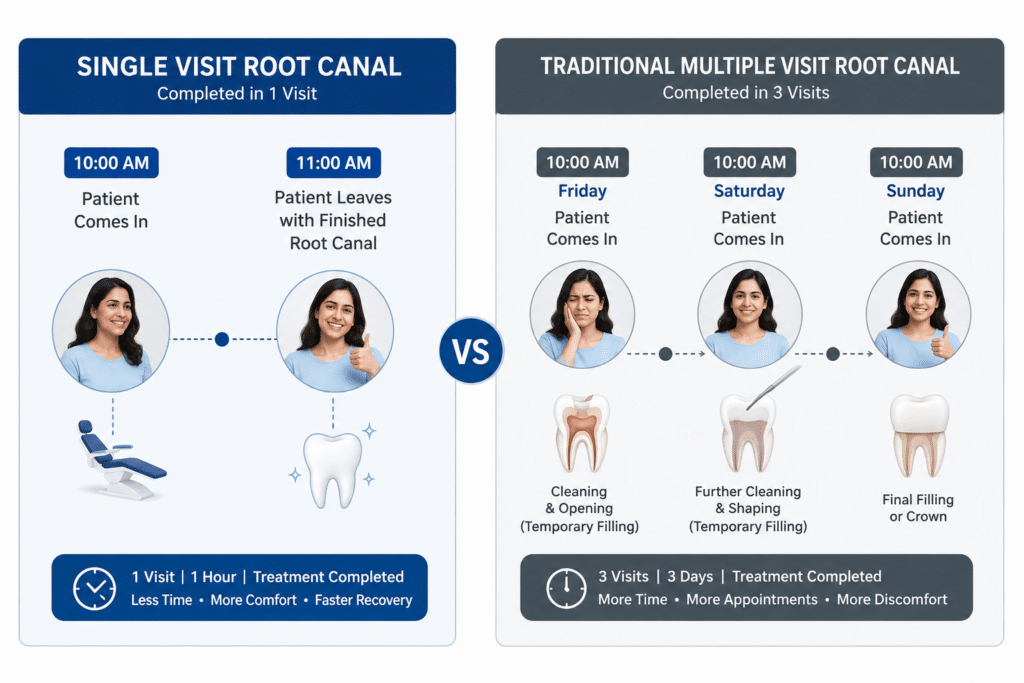 Single Visit Root Canal Treatment in Thane West